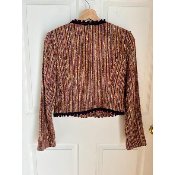Vintage Y2K Boho Chic Blazer Size Small | Cynthia Steffe Jacket | Eclectic - Picture 5 of 7